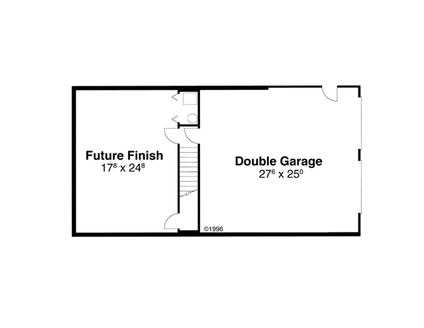 Lower Level image of IRVING-B House Plan